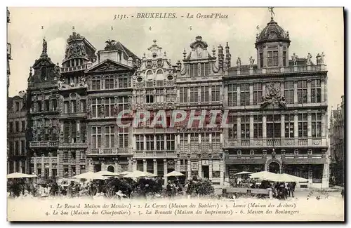 Cartes postales Bruxelles La Grand Place