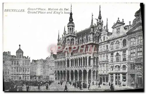 Ansichtskarte AK Bruxelles Grand Place Maison du Roi