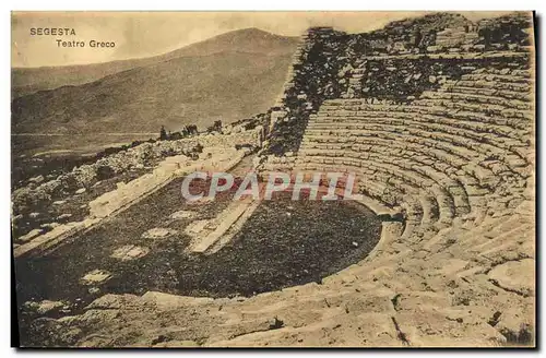 Ansichtskarte AK Segesta Teatro Greco