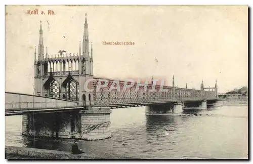 Cartes postales Kehl Eisenbahnbrucke