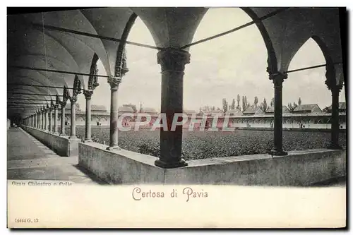 Cartes postales Certosa di Pavia Gran Chioso e Celle