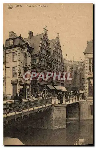 Cartes postales Gand Pont de la Boucherle