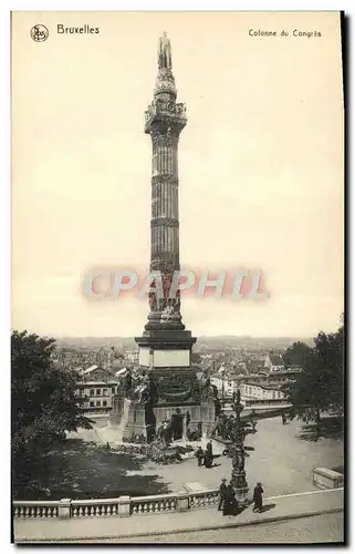 Cartes postales Bruxelles Colonne du Congres