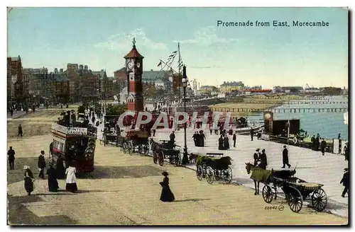 Cartes postales Promenade From East Morecambe