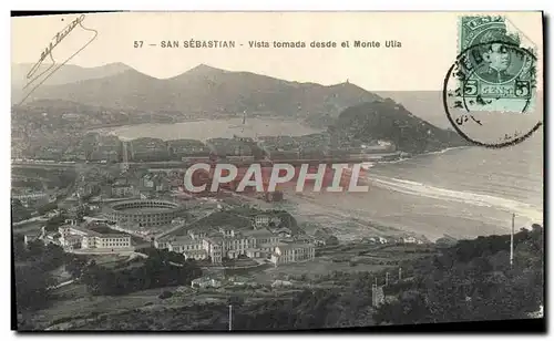 Cartes postales San Sebastian Vista Tomada Desde el Monte Ulia