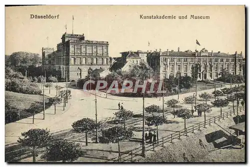 Ansichtskarte AK Dusseldorf Kunstakademie Und Museum