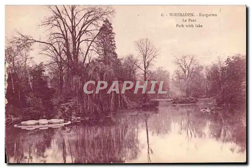 Cartes postales Wiesbaden Kurgarten