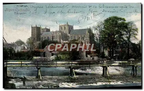 Ansichtskarte AK Ripon Cathedral