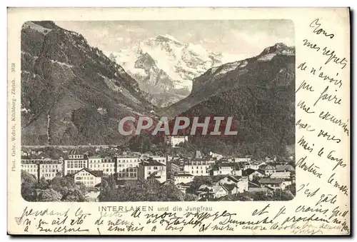 Cartes postales Interlaken Und Die Jungfrau
