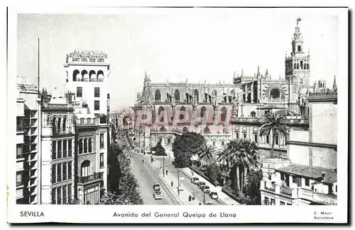 Cartes postales Sevilla Avenido Del General Queipo De Llano