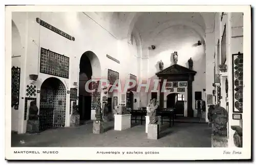 Cartes postales Martorell Museo Arqueologia Y Azulejos Goticos