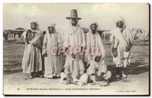 Cartes postales Merada Camp Des Goumiers Marocains