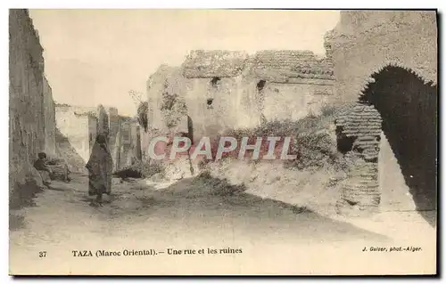 Cartes postales Taza une Rue Et Les Ruines