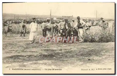 Cartes postales Mahiridja Un Jour De Marche Ane Mules