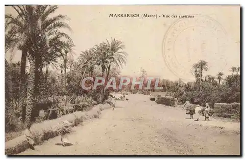 Cartes postales Marrakech Vue Des Environs