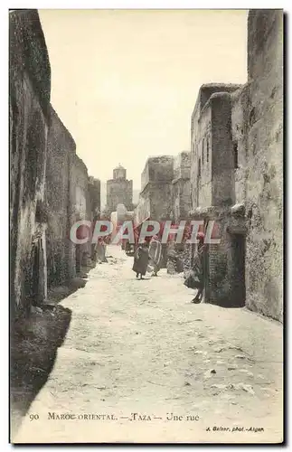 Ansichtskarte AK Maroc Oriental Taza une Rue