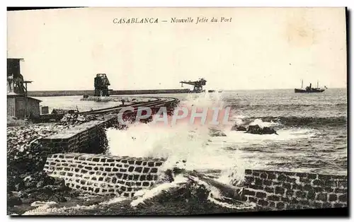 Cartes postales Casablanca Nouvelle Jetee Du Port