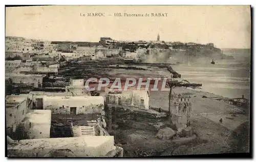 Ansichtskarte AK Le Maroc Panorama De Rabat