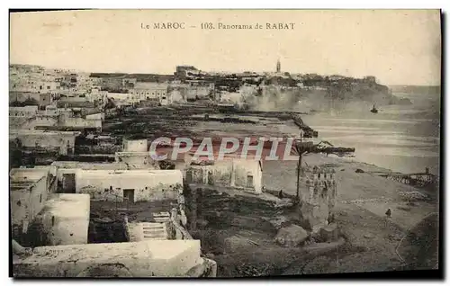 Cartes postales Le Maroc Panorama De Rabat