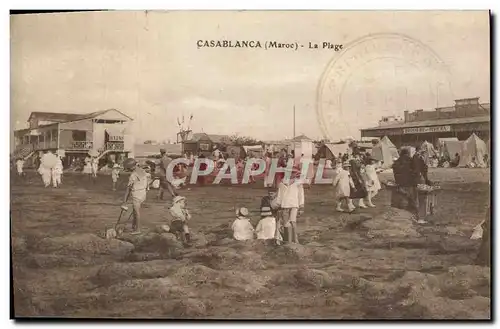 Cartes postales Casablanca La Plage