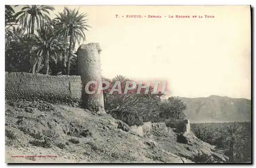 Cartes postales Figuig Zemaga Le Rocher Et La Tour