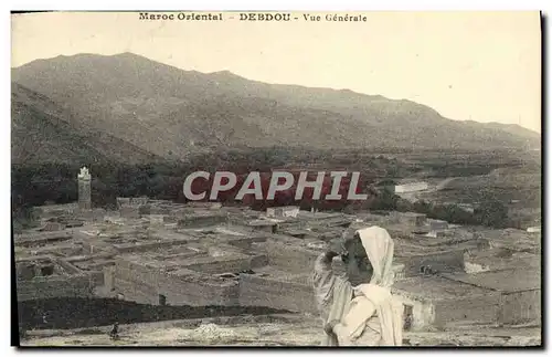 Cartes postales Maroc Oriental Debou Vue Generale