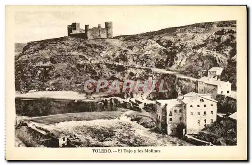 Ansichtskarte AK Toledo El Tajo Y Los Molinos