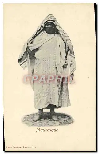 Cartes postales Mauresque Folklore Tunisie