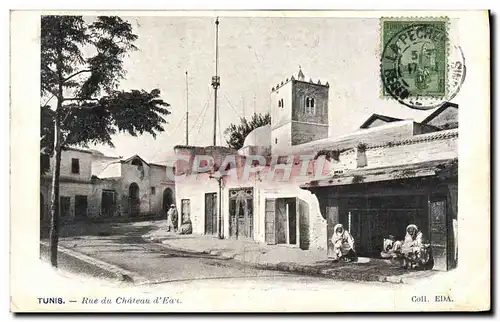 Cartes postales Tunis Rue Du Chateau D&#39Eau