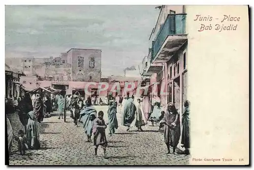 Cartes postales Tunis Place Dab Djedid