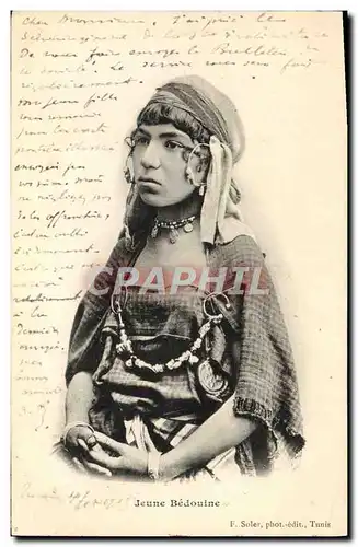 Cartes postales Jeune Bedouine