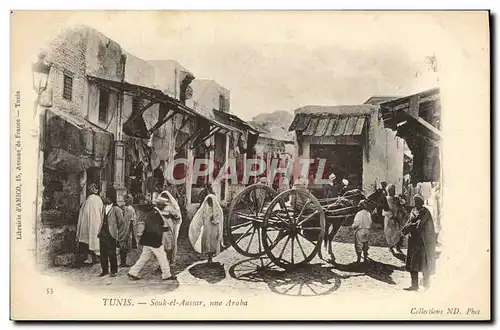 Cartes postales Tunis Souk El Aassar une Araba