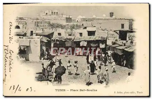 Cartes postales Tunis Place Bab Souika