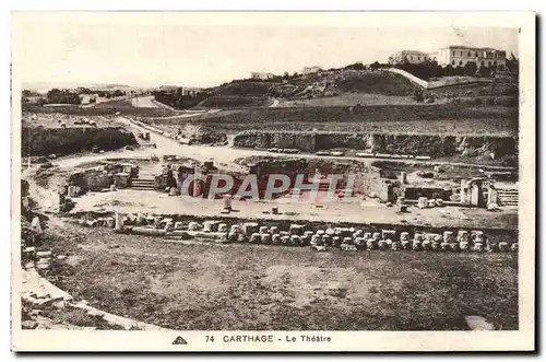 Cartes postales Carthage Le Theatre