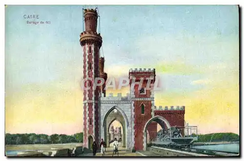 Cartes postales Caire Barrage de Nil