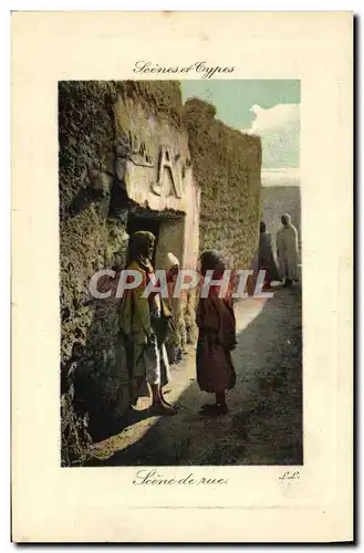 Cartes postales Scenes de rue