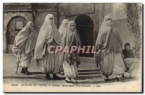 Cartes postales Scenes Et Types Femmes Mauresques