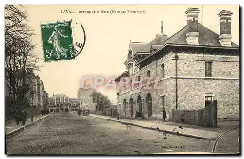 Cartes postales Laval Avenue de la Gare