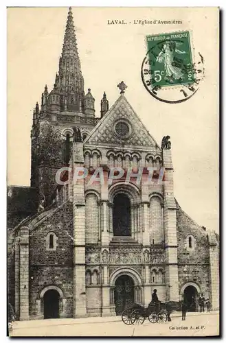 Cartes postales Laval L&#39Eglise d&#39Avesnieres