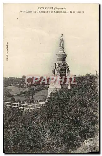 Cartes postales Entrammes Notre Dame du Triomphe a la Communaute de la Trappe