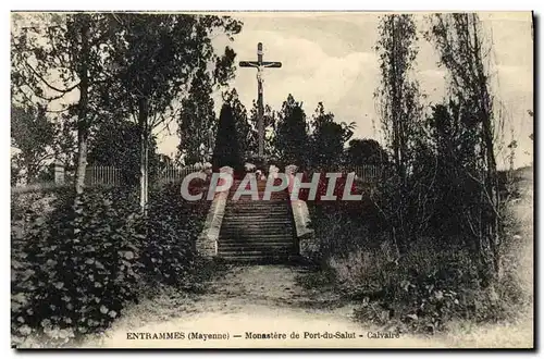 Cartes postales Entrammes Monastere de Port du Salut Calvaire Christ