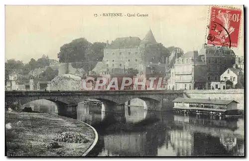 Cartes postales Mayenne Quai Carnot
