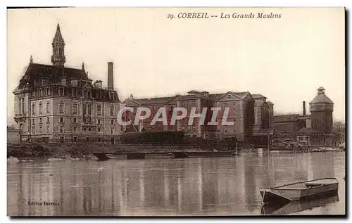 Ansichtskarte AK Corbeil Les Grands Moulins