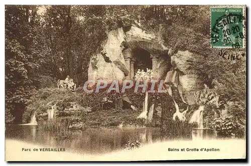 Cartes postales Versailles Bains et Grotte d&#39Apollon