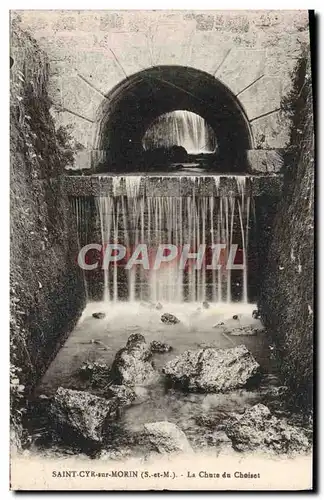 Cartes postales Saint Cyr sur Morin La Chute du Choise