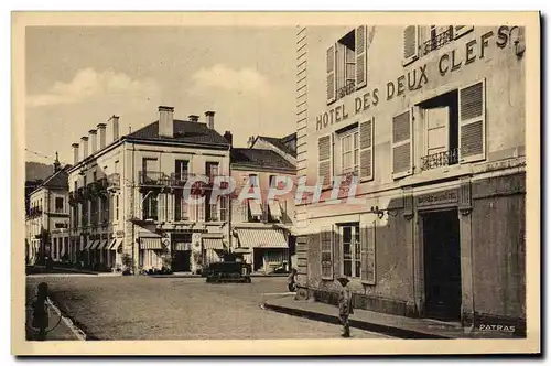 Ansichtskarte AK Remiremont Hotel de la Poste et des deux clefs