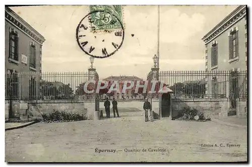 Cartes postales Epernay Quartier De Cavalerie Militaria