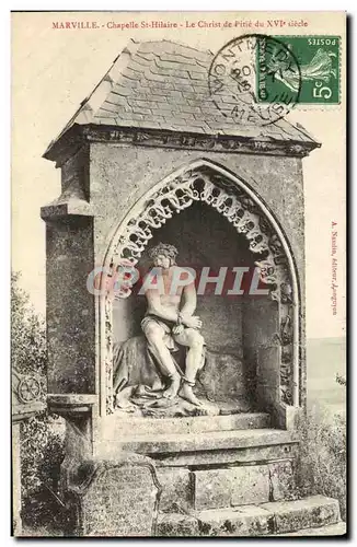 Cartes postales Marville Chapelle st hilaire Le Christ De Pitie Du 16eme