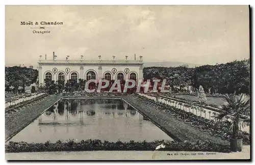 Cartes postales Moet Chandon Orangerie