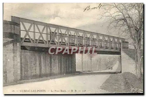 Ansichtskarte AK Cubzac Les Ponts Le Pont Biais